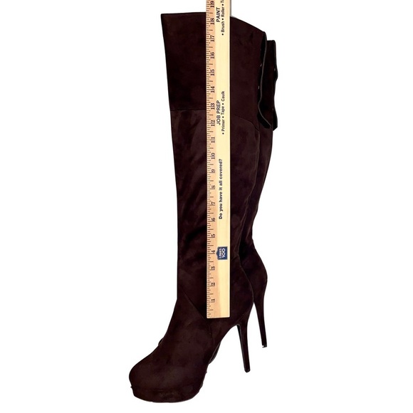 NWOTB — Charles David Over-the-knee Boots in Chocolate Brown Size 7.5 - Picture 9 of 10